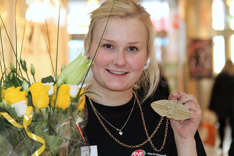 Anna tog historiskt SM-guld i plåtslageri