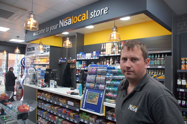 Nisa manager Karl White