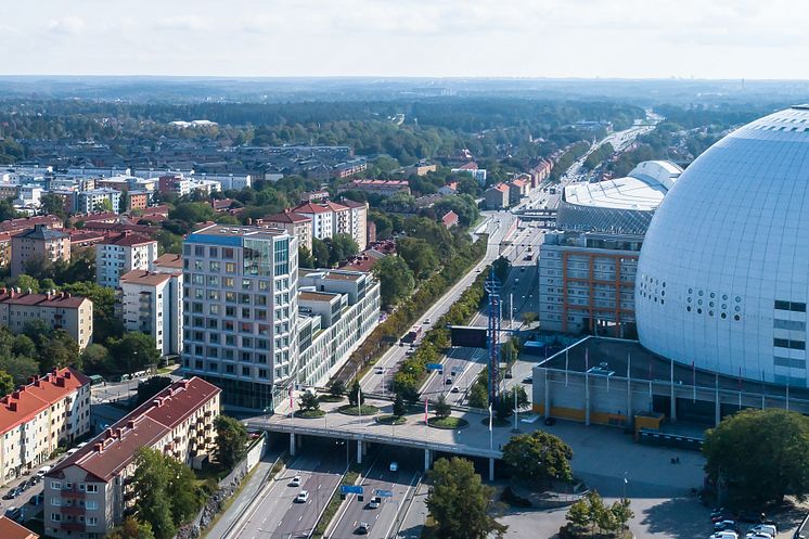 3Huset från ovan, Entrétorget 5