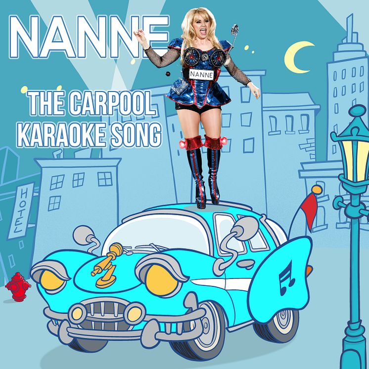 Omslag - Nanne Grönvall "The Carpool Karaoke Song"