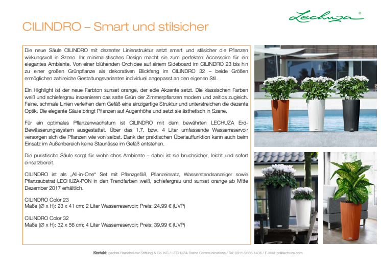 CILINDRO – Smart und stilsicher