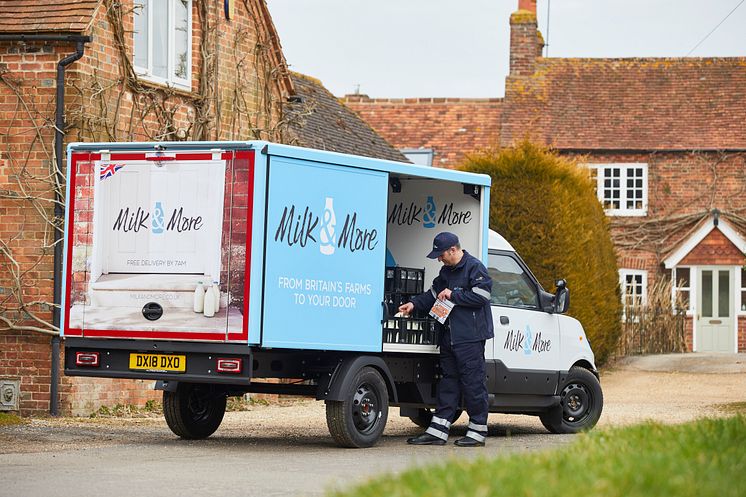 Milk & More electric delivery vehicle