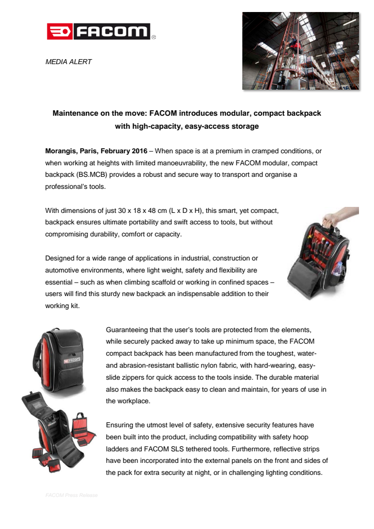 BS.MCB - Modular Compact Backpack