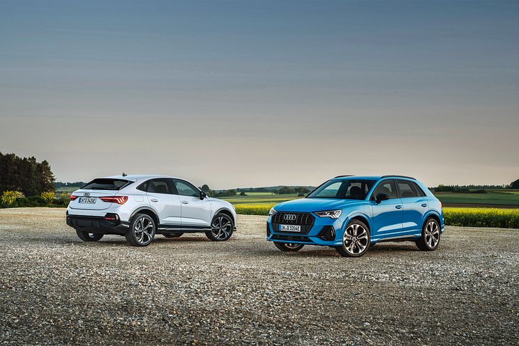 Audi Q3 Sportback 45 TFSI e og Audi Q3 45 TFSI e