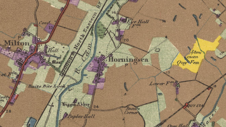 An example of the 1930s Land Utilisation Survey map, © Mr. Giles Clark