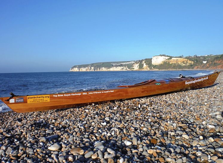 Hi-res image - Ocean Signal - Ocean Signal is sponsoring solo kayaker Roy Beal by providing him with a rescueME PLB1 Personal Locator Beacon and an electronic distress flare, the rescueME EDF1