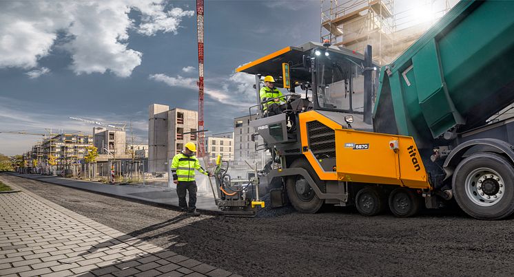 ABG 6870 Titan asftaltläggare från Ammann Group