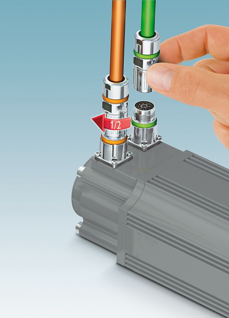 M17 Plug Connectors in Miniature Format for Power Ratings up to 630 Volt 