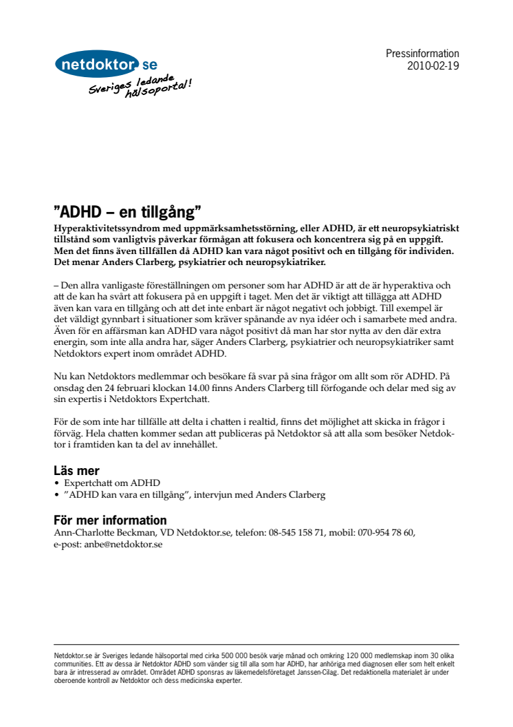 ”ADHD – en tillgång”