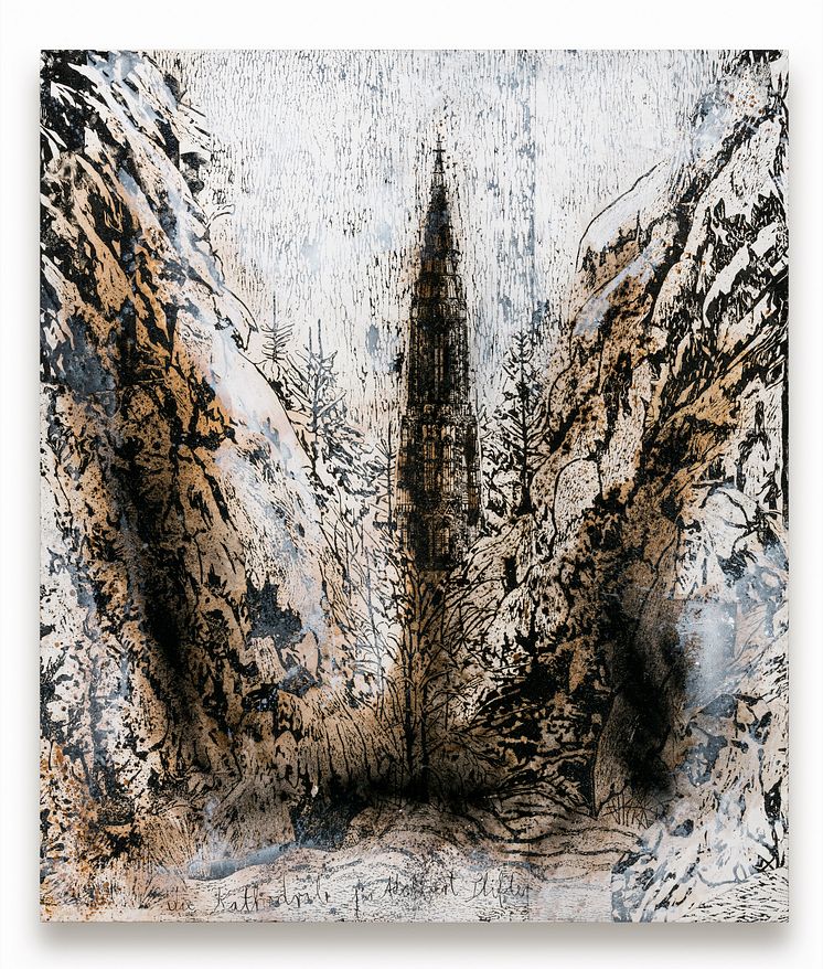 Anselm Kiefer, Die Kathedrale, für Adalbert Stifter, 2015