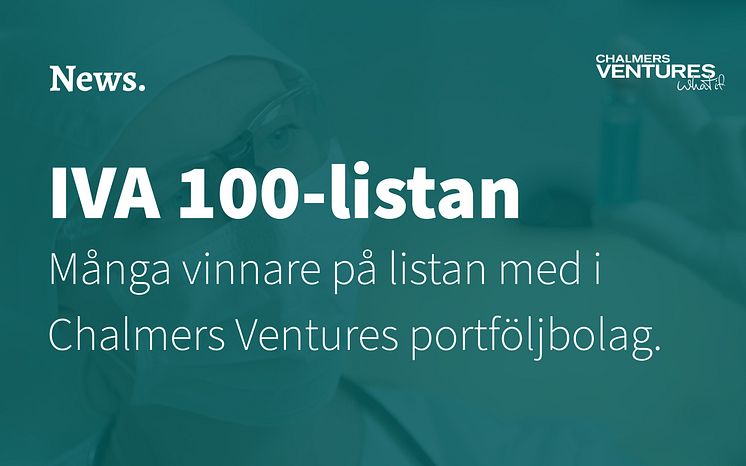 IVA 100-listan Chalmers Ventures