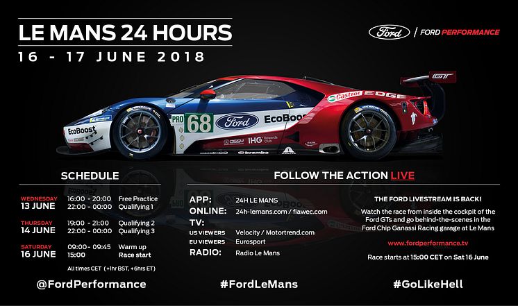 Ford GT in LeMans