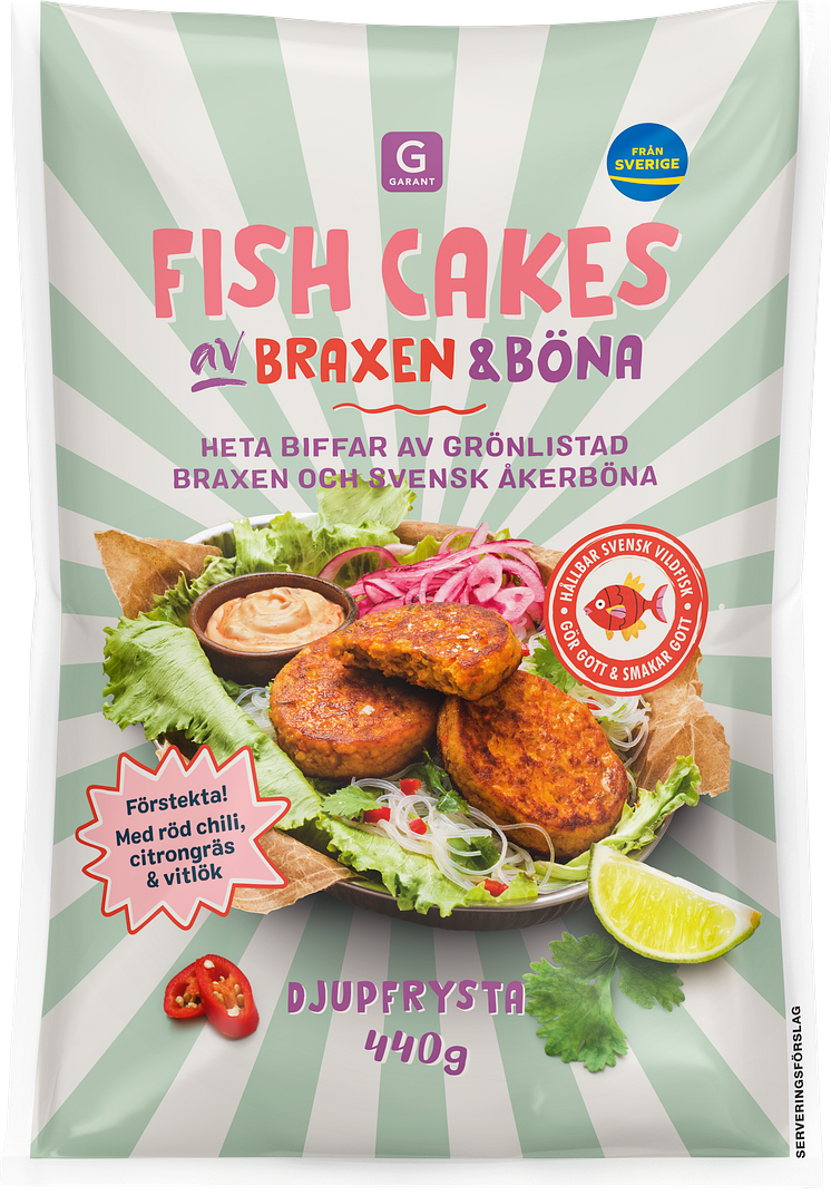 Garant fish cakes av braxen & böna