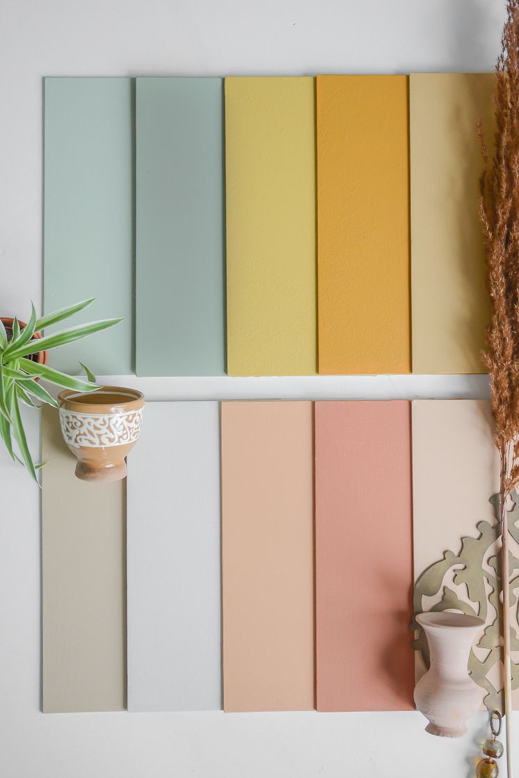 Flexa Binti Home Kleurencollectie palet staand sfeer