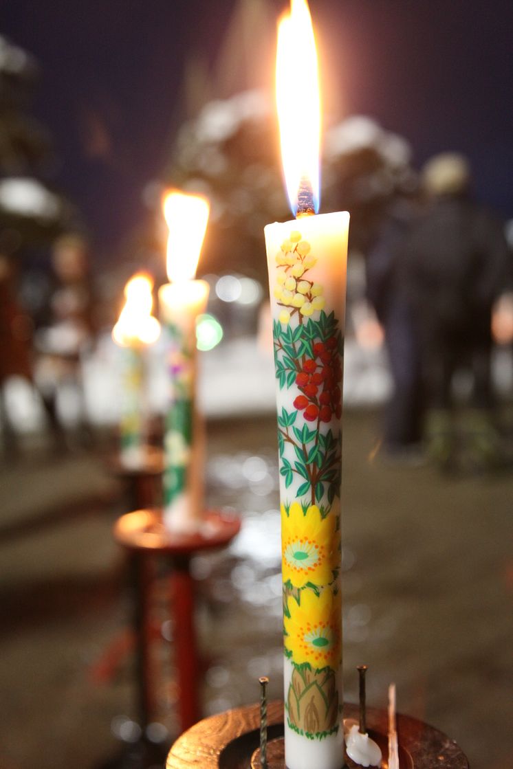 Aizuwakamatsu  The Painted Candle Festival