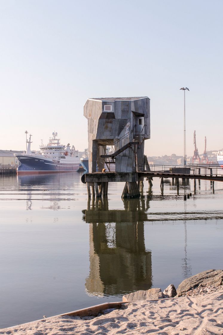 Bastun i Frihamnen i Göteborg. 