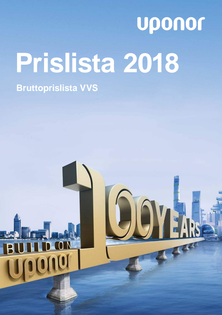 Uponor VVS Prislista 2018