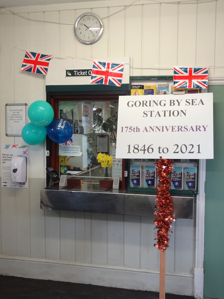 Today marks the 175th anniversary of Goring-by-Sea train station