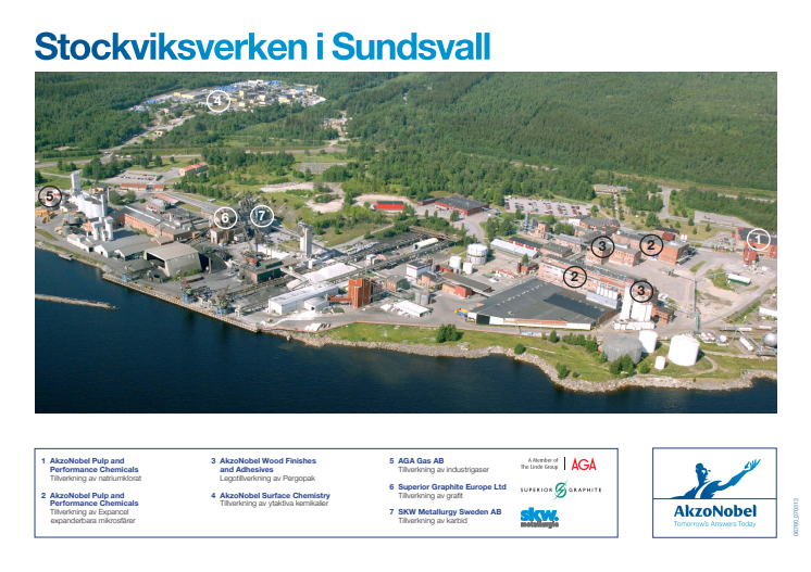Stockviksverken in Sundsvall - map 