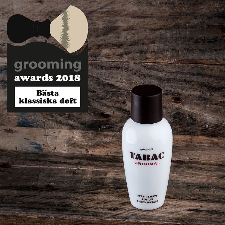 Grooming Awards 2018 - Bästa klassiska doft - Tabac Original