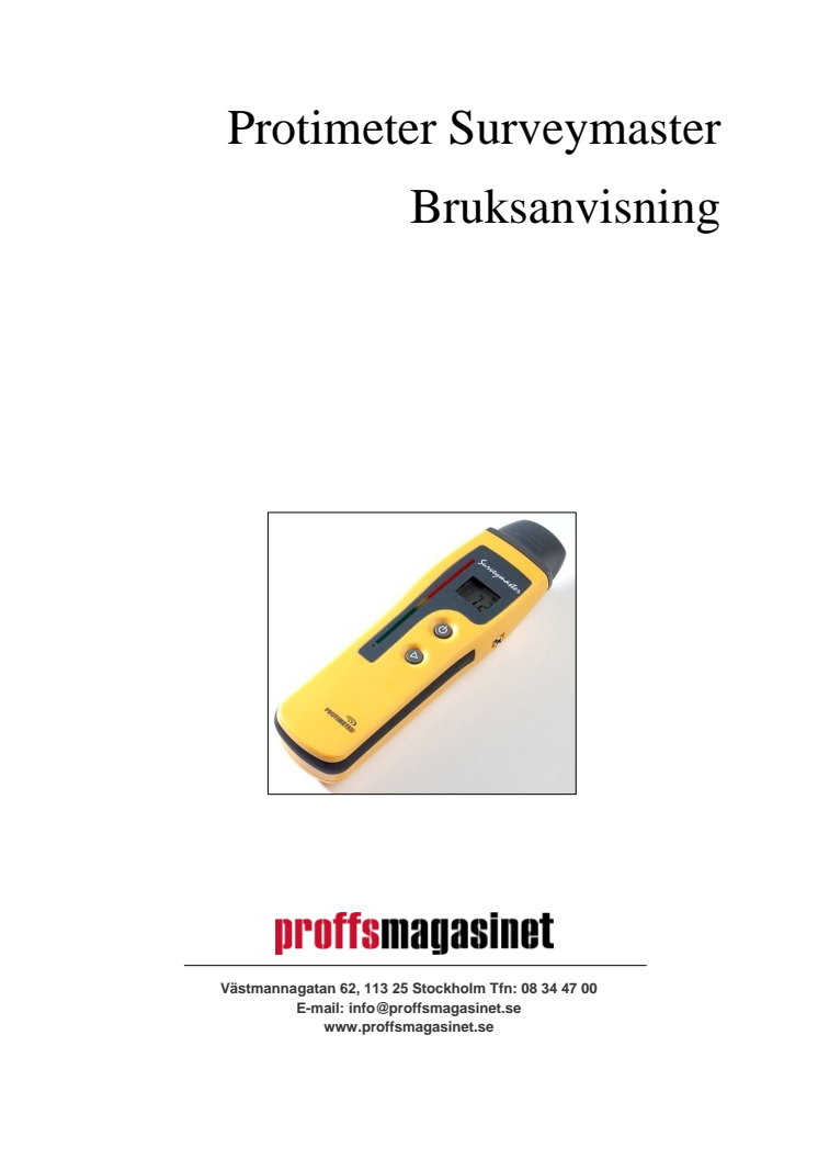 Protimeter Surveymaster