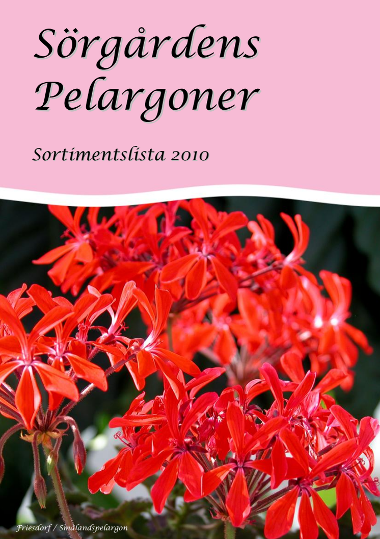 200 olika Pelargoner i ett Gardencenter nära dig.