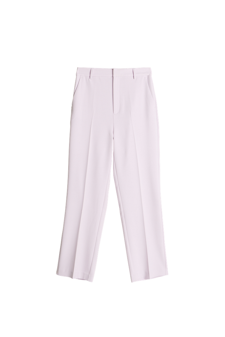 Straight regular trousers - Lavender fog