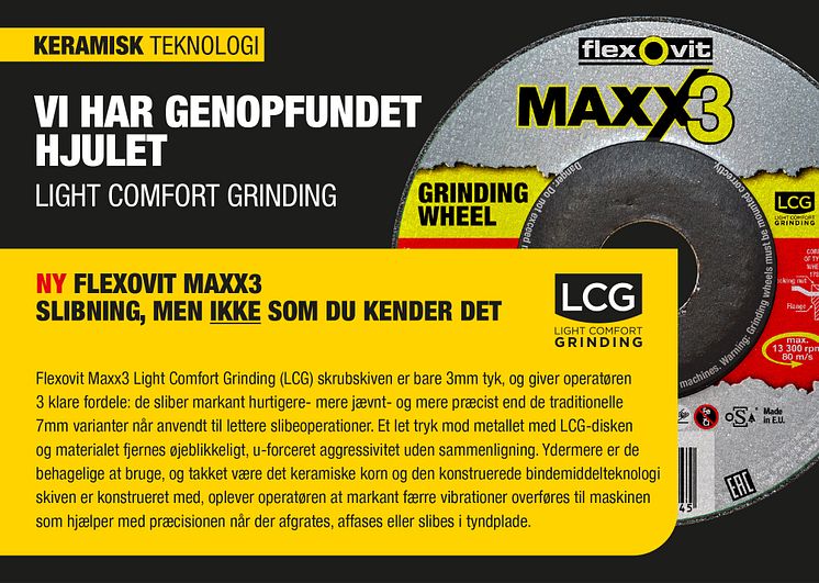 FLEXOVIT MAXX3 _LIGHT COMFORT GRINDING