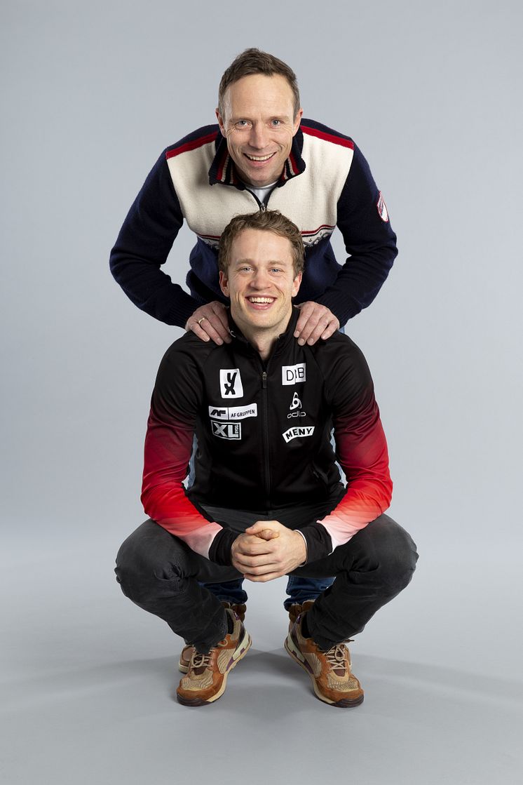 Skiskytter Tarjei Bø og Vegard Aune i Skydda Norge AS