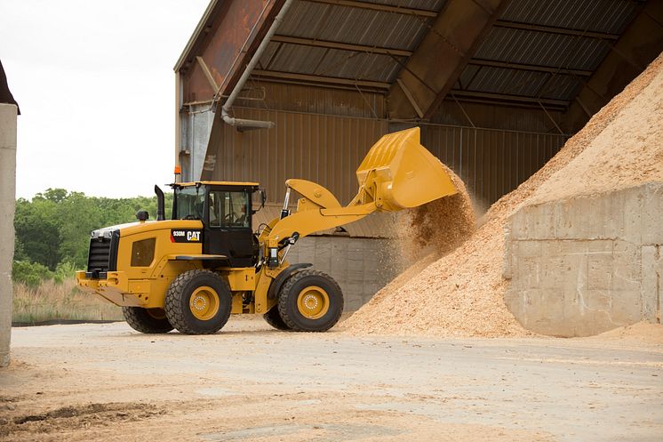 Cat 930M hjullastare - tömmer skopa