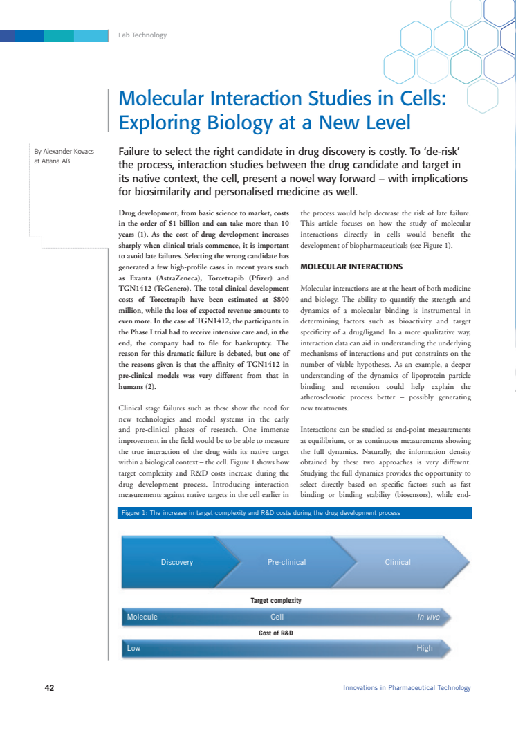 Molecular Interaction Studies in Cells: Exploring Biology at a New Level