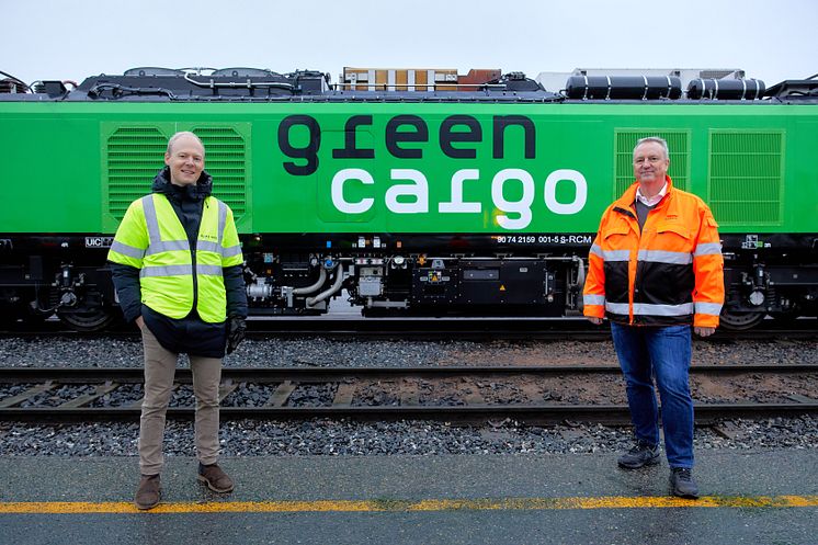 Godsdirektör på Bane NOR, Oskar Stenstrøm & Bengt Fors VD Green Cargo Norge MBR-201209-00531