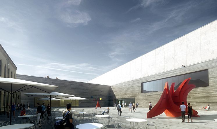 Det nye Nasjonalmuseet. Arkitekt:  Kleihues +Schuwerk