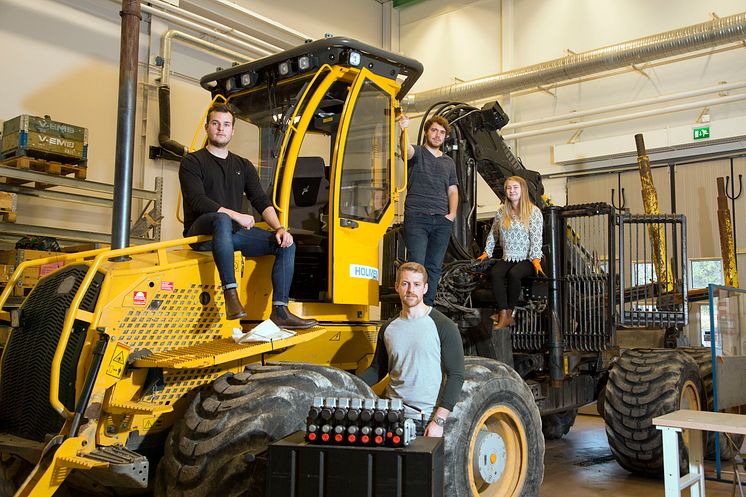 Studenter presenterar skarpa projekt