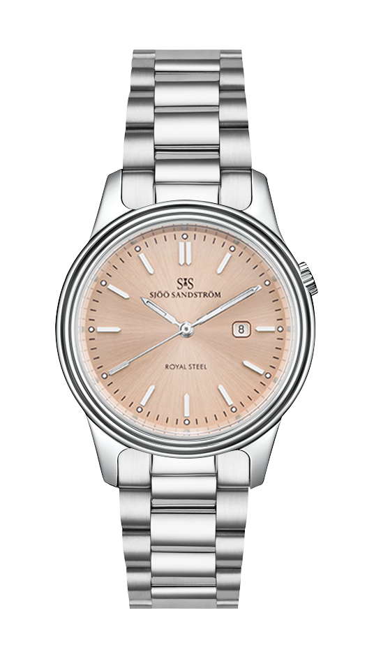 Royal Steel Classic 32mm Rose dial