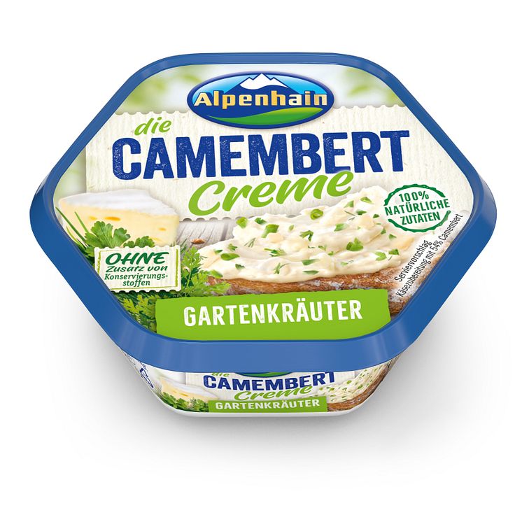 Camembert Creme Gartenkräuter