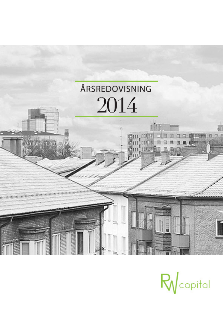 RW publicerar koncernårsredovisning för 2014