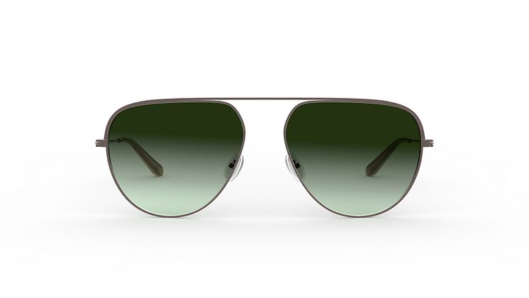 Ai Eyewear: Vintage Pilot, Brown, Green Gradient