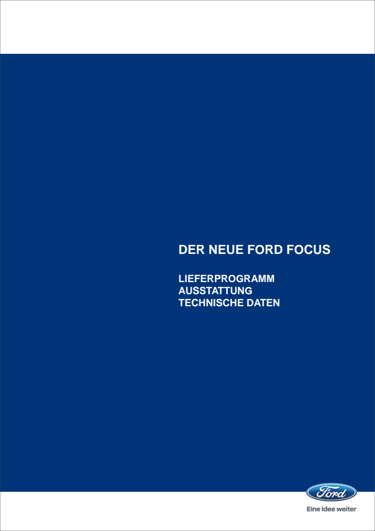 Technische Daten Ford Focus