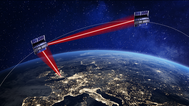 CubeSats with laser-based communication