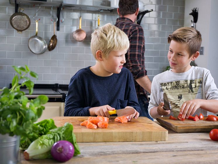 Barn och unga gillar sjömat