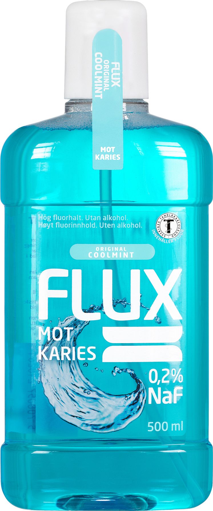 Flux Original Coolmint Fluorskölj, 500 ml