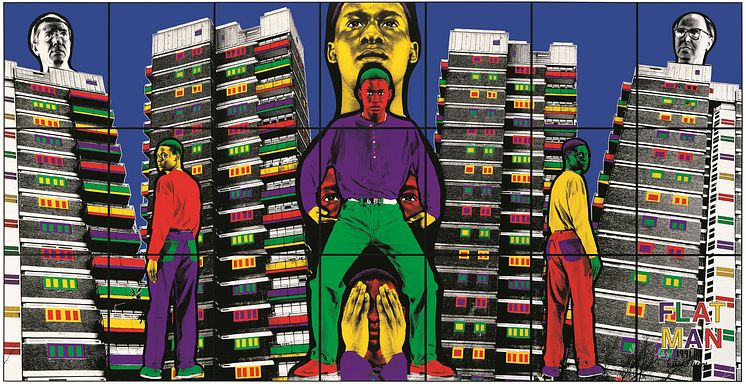 Gilbert & George, FLAT MAN, 1991