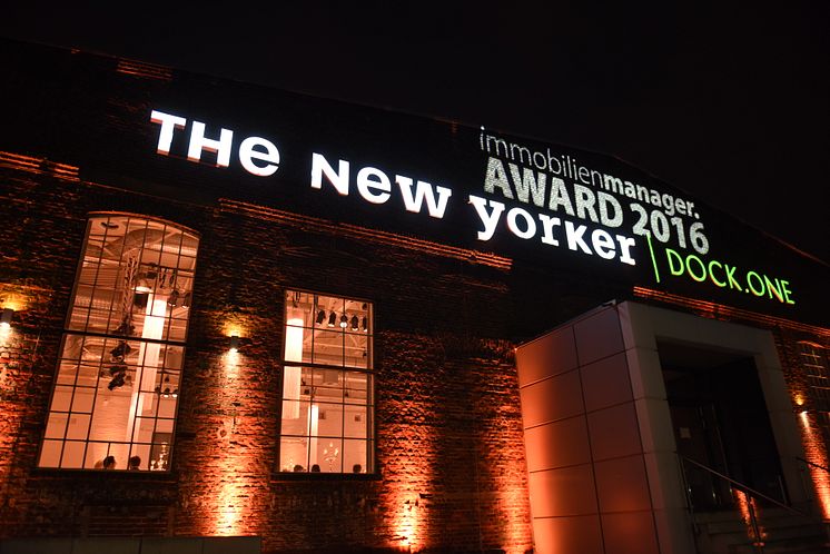 Die Award-Gala fand im Dock.One am Köln-Mülheimer Hafen statt.