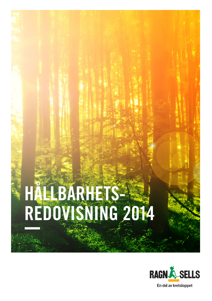 Ragn-Sells hållbarhetsredovisar 2014