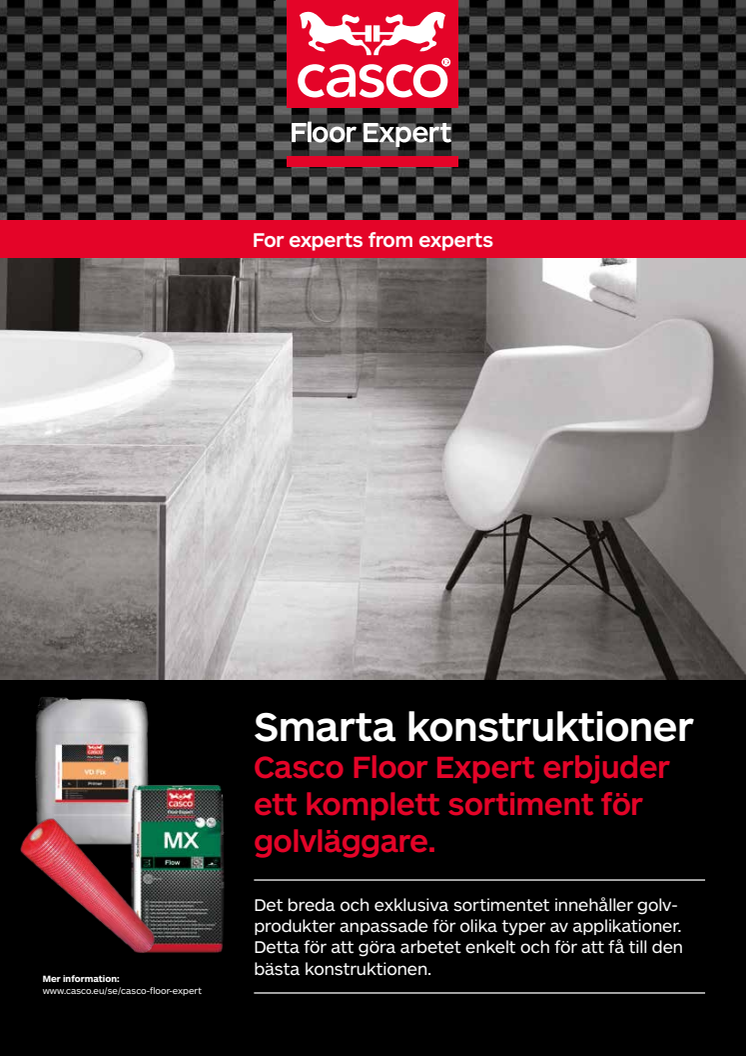 Smarta konstruktioner för golvläggare och plattsättare!