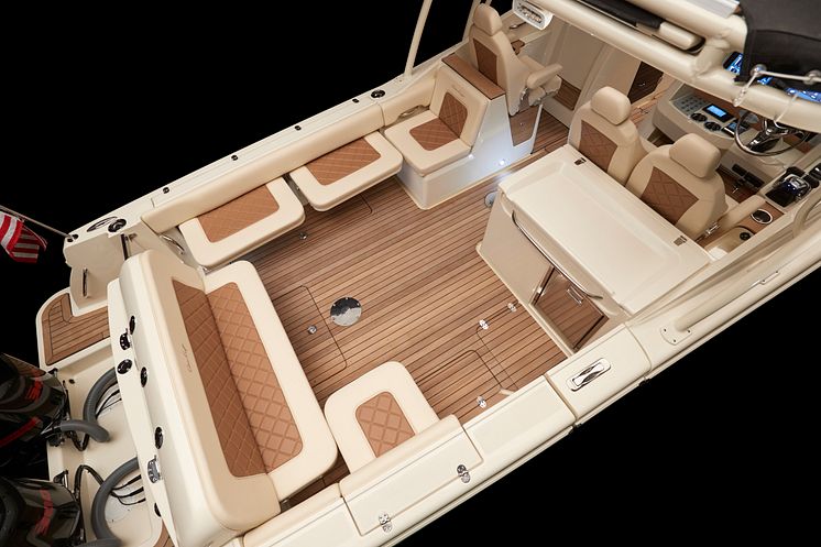 High res image -Chris-Craft Balearics-  Aft seating 