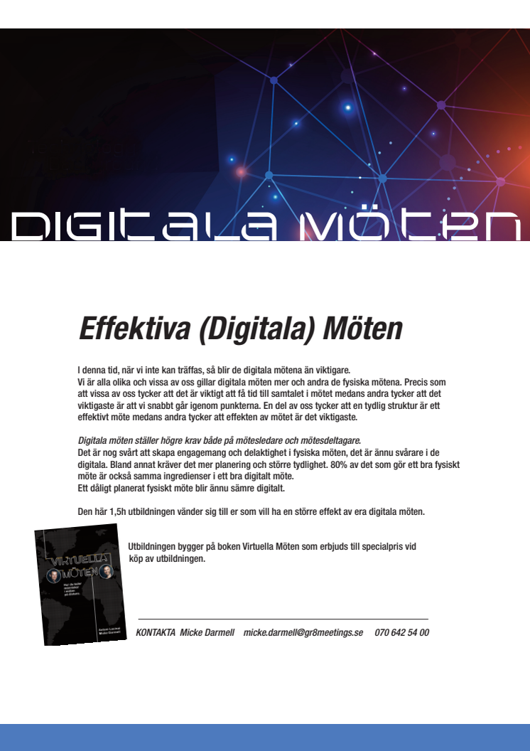 Effektiva (digitala) Möten