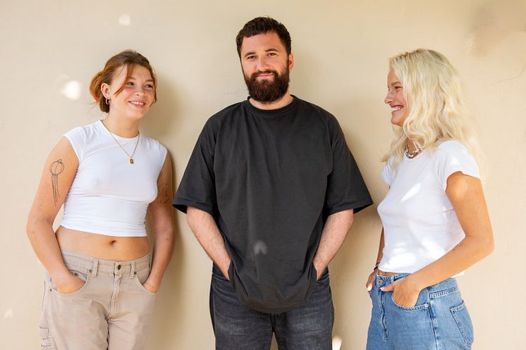 Andrea Hjejle, Jonas Risvig og Anna Lehrmann. Foto af Kristine Pedersen
