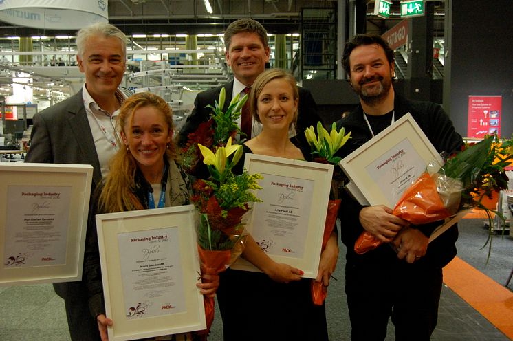 Vinnarna i Packaging Industry Awards korades på Scanpack 2012
